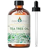 EVOKE OCCU Teebaum ätherisches Öl 4 Oz, reines Teebaumöl für Diffusor Haut Haar Körper Nagelpflege- 4 FL Oz
