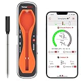 ThermoPro TempSpike Fleischthermometer Kabellos 150m Bluetooth Grillthermometer IP67 Meat Thermometer Bratenthermometer für Backofen Grill Smoker Rotisserie Airfryer Sicher im Geschirrspüler