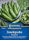 Kiepenkerl Snackgurkensamen Salamanda 1027880 - Saftige und süß-würzige Gurkensamen für Gewächshaus, Freiland und Kübel, robuste Gurken-Gemüsesamen