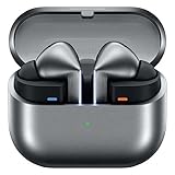 Samsung Galaxy Buds3 Pro Wireless Bluetooth Headphones, Active Noise Canceling (ANC), Adaptive Noise Canceling, 360 Audio, In-Ear Headphones with Hi-Fi Sound, Silver, includes Anymode Clear Cover