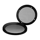 BESTYASH 2 Stück Teiliges Universelles Lautsprecher Grill Robuste Subwoofer Schutzabdeckung für Auto Lautsprecher Einfache Montage Schützend gegen und Beschädigungen Kompatibel mit