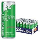 Red Bull Energy Drink Green Edition - 24er Palette Dosen - Getränke mit Kaktusfrucht-Geschmack, EINWEG (24 x 250 ml)