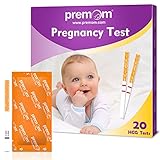 Premom 20 x Schwangerschaftstest Frühtest Ultraempfindliche Frühschwangerschaftstest: Pregnancy Test 10 mIU/ml - Testen Sie die Schwangerschaft Tage vor dem Ausbleiben der Periode - 20 SST