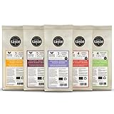 Bio-Kaffeebohnen - Single Origin, preisgekrönte mittlere & dunkle Röstung Geschenkset von Source Climate Change - Ethisch erzeugte & frisch geröstete Taste Collection, 4 x 227g Kaffeebeutel