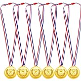 VIEVRE Medaillen Kindergeburtstag ,Goldmedaille ,Medaille Kinder für Gastgeschenke(6 Stück)