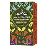 Pukka Bio-Tee Green Collection (100% biologische Kräuterteemischung) - 20 Teebeutel, 1er Pack (1 x 20 Beutel)