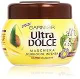 Garnier Ultra süß Avocadoöl und Sheabutter Maske für lockiges oder welliges Haar, 300 ml – [6 Stück]