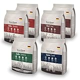 Venandi Animal - Premium Trockenfutter für Katzen, Probierpaket 1, 6 x 0,3 kg (6er Pack), getreidefrei mit viel frischem Fleisch und Fisch