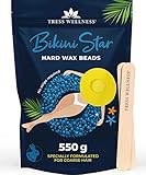 Tress Wellness Waxing Perlen - Für Sensible Haut ohne Wachsstreifen - 550g bis zu 50 mal Waxen - Wachsperlen Haarentfernung Wachs