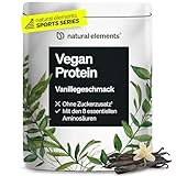 Veganes Proteinpulver - 1 kg Vegan Protein Vanille - 20g Protein (auf 30g) – aus Erbse, Sonnenblume & Kürbis - Whey Ersatz – in Deutschland produziert & laborgeprüft