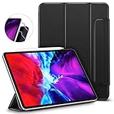 ESR für iPad Pro 12,9 Zoll Hülle 2022/2021/2020 (6./5./4. Generation), iPad Air 13 Zoll M3/M2 (2025/2024) Hülle, Starke Magnetbefestigung, Trifold Ständerhülle, Volle Pencil 2 Unterstützung, Schwarz