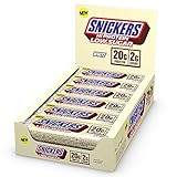 Snickers White Low Sugar High Protein Bar (12x57g) White Chocolate - Riegel - Protein Riegel