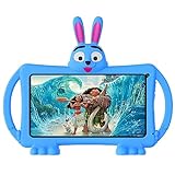 Kinder Tablet 10 Zoll,Kids Tablet Android 11, 32GB ROM, 5000mAh, 2MP Rückkamera, 1280x800 IPS, Kindersicherung, für Kinder mit Hülle Lerntablett/Kindersicherung, Bluetooth| Wi-Fi,Blau