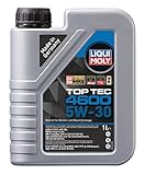 LIQUI MOLY Top Tec 4600 5W-30 | 1 L | Synthesetechnologie Motoröl | Art.-Nr.: 3755, farblos