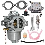 Lanigram Vergaser AM122852 passend für John Deere GS75 HD75 180 185 260 265 Rasenmäher Passend für Kawasaki FC540V 17HP Carb M97274 M97275 15003-2296 Carb