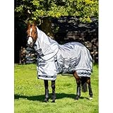LeMieux Kudos AeroGuard Fliegendecke, Silber, 1,8 m