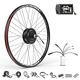 Bafang E-Bike-Umrüstkit 48V500W Hinterrad-Brushless Nabenmotor Kits mit Bluetooth LCD Display, E-Bike Hinterradmotor Umrüstkit passend für 28 Zoll, 29 Zoll, 700C