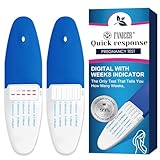 2 Stücke Schwangerschaftstest Frühe Erkennung, Pregnancy Test, Schwangerschaftsfrühtests mit Wochenbestimmung, Zuverlässiger Frühtest Schwangerschaft, Schwangerschaft bestimmen