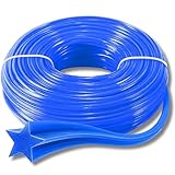 Gardazon Trimmerfaden Nylon - 2,0 mm x 100 m (Sternprofil) - Mähfaden für Akku-Rasentrimmer - Ersatzfaden für Rasenmäher-Spule, Stahl Nylonfaden Trimmerschnur, Trimmer, Faden, Line, String, Rasen