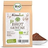Brotgewürz gemahlen Bio 250g | mit Kümmel Fenchel Korriander | ohne Geschmacksverstärker | ohne künstliche Zusatzstoffe | vom Achterhof