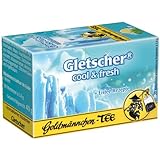 Goldmännchen Tee Gletscher cool und fresh, 20 einzeln versiegelte Teebeutel, 3er Pack (3 x 40 g)