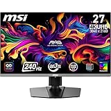 MSI MAG 272UP QD-OLED X24 27 Zoll Gaming Monitor – 4K UHD 3840x2160, Quantum Dot OLED, 240Hz, 0,03ms – DisplayHDR TRUE Black 400, AMD FreeSync Premium Pro, USB-C (15W PD)