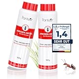 Panteer ® Ameisenstreu 500g x 2 - Problemlos durch den Sommer - Einfach Ameisen bekämpfen mit Ameisengift - Insektizid Granulat mit sofortiger Langzeitwirkung