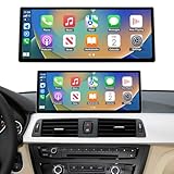 Road Top CarPlay Bildschirm, 12,3 Zoll Autoradio Touchscreen für BMW 3/4 Serie F30/F31/F32/F33 mit NBT System(2012-2015 Jahr), Autoradio mit schmaler Blende für CarPlay/Android Auto/MirrorLink