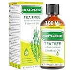 FORSYLVANEST Teebaumöl 100 ml 100% Rein Natürlich Aromatisches Öl für Massage, SPA, Haut- und Haarpflege Beutel 3,38 fl.oz (Tea Tree)