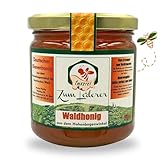 Imkerei zum Lederer - Deutscher Waldhonig - Premium Waldhonig aus dem Bayerischen Wald - Naturbelassener, flüssiger Honig aus Honigtau (500g)