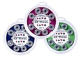 Base - 16er Set Kugellager Inkl. Blister-Verpackung I Einfache Montage I ABEC 5-9 Wählbar I Für Inliner & Rollerblades I Standard 608Zz I Farblos, ABEC 7, 71001