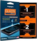 Spigen Flüssige Displayschutzfolie, Liquid Coating Protector für alle Displays, Kompatibel mit iPhone, Samsung Galaxy, Nano Liquid, Easy Installation, Motorola, Huawei, Tablet(000GL21813)