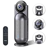Videokonferenzkamera – EMEET Meeting Capsule mit 1080P 360 Webcam 8 Mikrofonen Hi-Fi Lautsprecher, KI-Sprach/Gesichts/Figurenerfassungs-Konferenzraumkamera 5 Modi Rauschunterdrückung Echounterdrückung