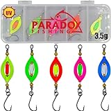 Paradox Fishing 5X Twister Spinner 3,5g -Forellenköder Set zum Forellen Angeln Forellenköder- Spoons Forelle