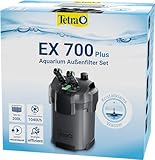 Tetra Aquarium Außenfilter EX 700 Plus - leistungsstarker Filter für Aquarien bis 200 L, schafft kristallklares fischgerechtes Wasser