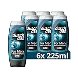 Duschdas 3-in-1 Duschgel & Shampoo For Men Duschbad mit Fresh-Energy-Duftformel sorgt für einen erfrischenden Start in den Tag 6 x 225 ml