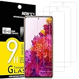 NEW'C 3 Stück, Panzer Schutz Glas für Samsung Galaxy S20 FE 5G, Frei von Kratzern, 9H Härte, HD Displayschutzfolie, 0.33mm Ultra-klar, Ultrabeständig