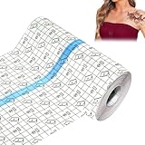 Tattoo Pflaster 15CM X 5M, Wasserdichte Pflaster Nach OP, Transparent Bandage, Second Skin Tattoo, Tattoo Folie Heilung, Narbenpflaster, Sterile Kompressen, Pflaster Sensitiv