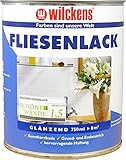 Wilckens Fliesenlack glänzend, 750 ml, Weiß