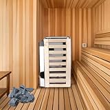 Elektrischer Saunaofen, 3,6 kW, Edelstahlofen für Zuhause, Hotel, Spa, Badewanne, interne Steuerung, langlebiges Heizrohr für Saunaraum