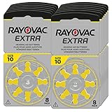 120 Hörgerätebatterien Rayovac Extra 10. 15x8 Stück