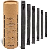 orinko - Binchotan Bio 6X | Takesumi Aktivkohle aus Bambus zur Wasserreinigung | Geben Sie Wasser in eine Flasche mit unserer Aktivkohle [Pflegeleiter]