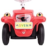 BIG - Bobby Car Mein Nummernschild - Namensschild für das Rutschfahrzeug, Inklusive Führerschein für die kleinen Fahrer, mit Stickern zum selber basteln, für Kinder ab 1 Jahr