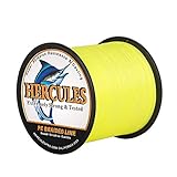 HERCULES Super Cast 100m - 2000m Yards Geflochtene Angelschnur 10lb - 300lb Test für Salzwasser Süßwasser PE Geflecht Fischdraht Superline 8 Stränge