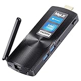 MeLE PCG02 Mini PC Stick Lüfterlos Windows 11 Pro J4125 8G 128G Micro Desktop Computer HDMI 4K 60Hz, BT4.2, 2.4G/5.8G Dual Wi-Fi5, USB3.0, Gigabit Ethernet für Arbeit, Home Entertainment, Werbebanner