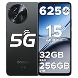 DOOGEE Note 59 Pro 5G Handy Ohne Vertrag Android 15, 32 GB RAM + 256 GB ROM/TF 2 TB, 6250mAh Akku Smartphone, 120 Hz Display + 6,75 Zoll HD, 16 MP AI Kamera, 4K Video/NFC/Dual SIM/Face ID/Widevine L1