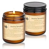 Duftkerze im Glas, 2 x Duftkerzen Geschenke für Frauen, Groß 240Std Natürliche Sojawachs, Duftkerze Weihnachten für Frauen Geburtstag Weihnachten