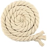 Makramee Garn Kordelband Baumwollkordel 8/10/12/20mm X 10m Baumwollseil Dicke Rope Garn Baumwollgarn, Geflochten Für DIY Handwerk, Basteln, Makramee Wandbehang, Vorhang (B,10mm*10m)