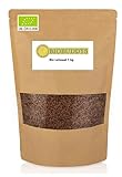 Bio Leinsamen 1kg – Ganz & ungeschrotet – Rohkostqualität, ballaststoffreich, vegan & ohne Zusätze – Ideal für Müsli, Backen & Smoothies
