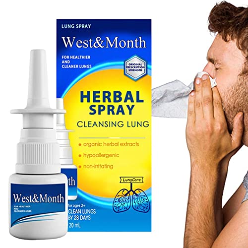 Umifica Nasal Congestion Relief Nasenspray | Bio-Kräuter-Nasenspray - Natürliches Kochsalz-Nasenspray, schneller Sinusdruck und Verstopfung, Keine laufende Nase mehr